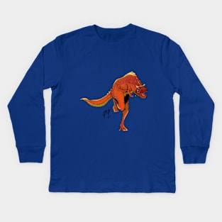 Carnotaurus Kids Long Sleeve T-Shirt